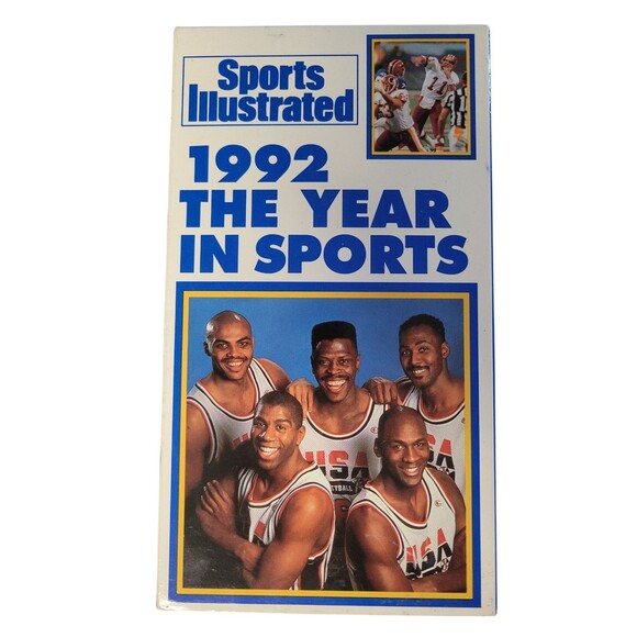 Sports Illustrated VHS 1992 The Year In Sports Video Tape NBA Olympic Dream Team - Picture 1 of 7